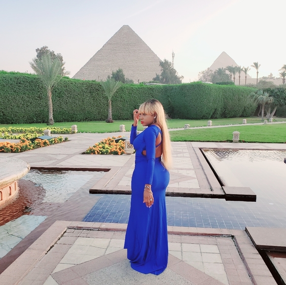 Sexy Blue Dress - Picture 1 of 12